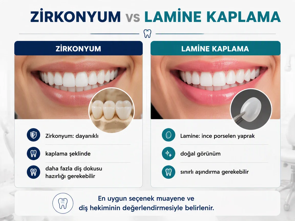 Yaprak Porselen (Lamina) Mi, Zirkonyum Mu? Hangisi Size Daha Uygun?