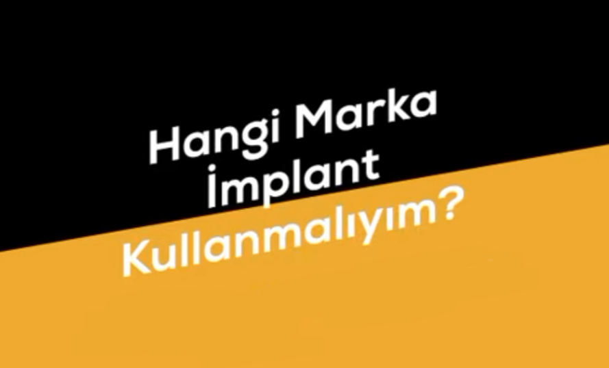 Hangi Marka İmplant Kullanmalıyım? | Prof. Dr. İbrahim Duran